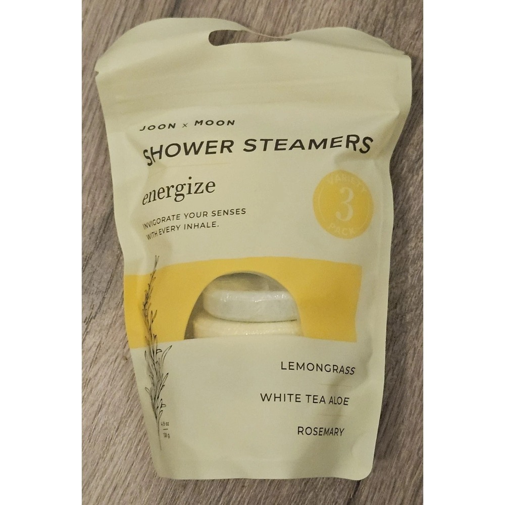 Joon x Moon Energizer Variety Pack Shower Steamers 4.9 oz New Sealed